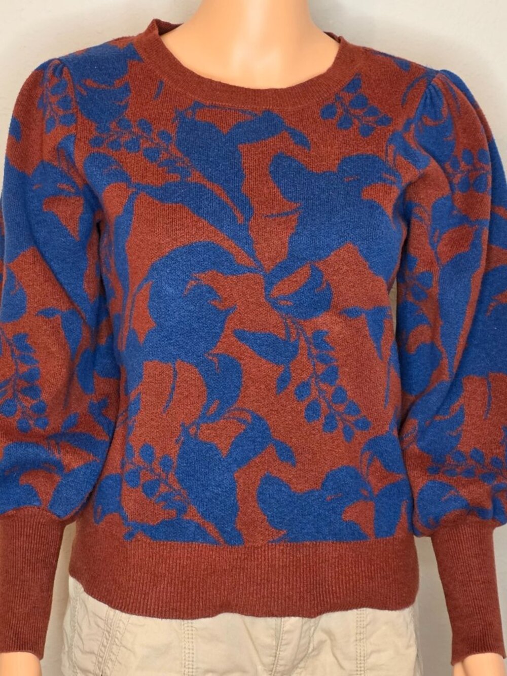 LOFT Crewneck Knit Pullover Sweater, Women's Size Small